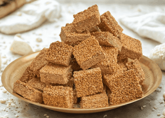 Traditional White Sesame Candy(White Ellu Mittai)